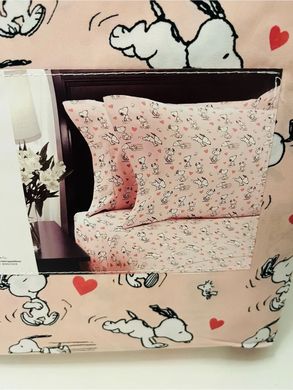 Berkshire Peanuts & Cynthia Rowley Lot of 2 Queen Sheet Sets Christmas Valentine